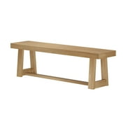 Plank+Beam 60 Classic Solid Wood Dining Bench, Bench for Dining Table