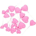 thumbnail image 3 of WEUVEB 20Pcs Pink Heart Cake Toppers for Wedding Party Decorative Cake and Cupcake Picks, 3 of 7
