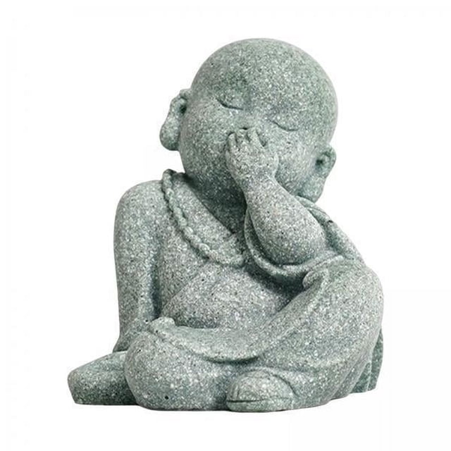 Estatua de Buda monje,Estatua de Buda,estatuilla de monje pequeño,arte decorativo,Esculturas en miniatura para el hogar,jardín,Estatuilla ornamental,artesanías,accesorios de