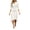 02# White, variant on Bodycon Dress for Women Wrap Midi High-Waisted Asymmetrical Hemline V-Neck Elegant Cocktail Party Flowy Knit S-XL