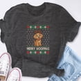 thumbnail image 6 of EcoLoom Merry Woofmas Christmas Sweater Short Sleeve Unisex T Shirt, 6 of 6