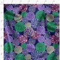 thumbnail image 3 of Soimoi Floral Print - Purple, Viscose Rayon Fabric Material - 42 Inch Wide, 1 Yard, Unstitched Material For Dresses, Blouses, Skirts, Sleepwear, Kids Clothing, 3 of 6