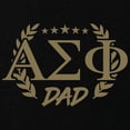 thumbnail image 3 of CafePress - Alpha Sigma Phi Greek Dad Gold Sweatshirt - Classic Crew Neck Sweatshirt, 3 of 4