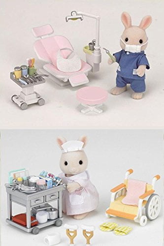 2 Dffferent Sets - Medical Theme - Dentist & Nurse (Japan Import)