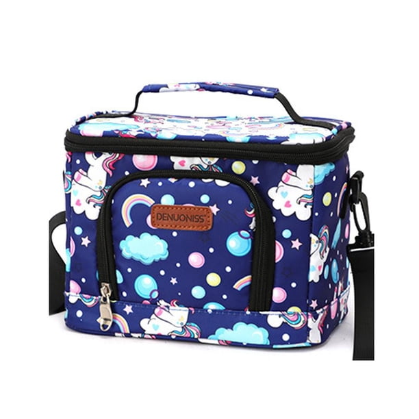 Dibujos Animados, Bolsas De Almuerzo Aisladas Con Correa Ajustable Para El Hombro, Bolsa De Almuerzo Oxford Impermeable Para Regalos Para Fanáticos De La Escuela Inevent HA045544-03