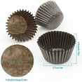thumbnail image 3 of Cribun Paper Cupcake Cups (1000 Units), Brown Color, 3 of 5