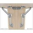 thumbnail image 5 of High Bearing Capacity Lid Support, Zinc Alloy Stay Hinge for Furniture, Fully Adjustable Angles for Right or Left Hand Mounting, Effortless Installation (2 Pcs), 5 of 5