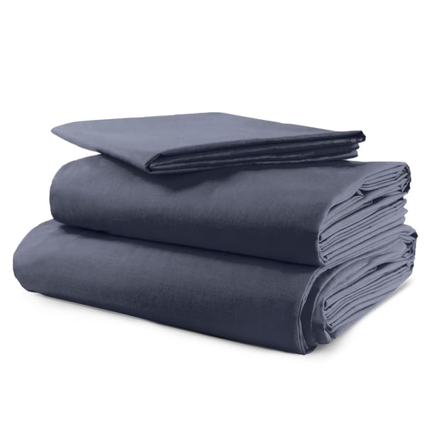 Juego de Sábanas King Size The Shop, Gris Claro, Microfibra, Material Transpirable, No Alergénico gris oscuro