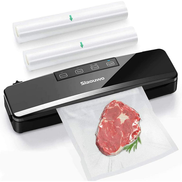 Mueller Vacuum Sealer Machine, Fully Automatic & Compact, Starter Kit with  Vacuum Seal Bags/Roll, LED Light Indicators, Preserve, Marinate, Sous Vide