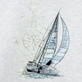 thumbnail image 3 of CafePress - Sailing Boat Long Sleeve T Shirt - Unisex Cotton Long Sleeve T-Shirt, 3 of 4
