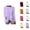 B-Purple, variant on Fall Shirts for Women 2025 Solid Color Crewneck Eyelet Ruffle Hem Breathable Blouse Tops Long Sleeve Shirts for Women