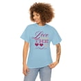 thumbnail image 4 of Love Is In The Air Valentine's Day Casual Fashion Unisex Heavy Cotton Tee, 4 of 9