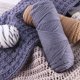 thumbnail image 3 of Xiao Hua Hilo gris, 100 g cada uno, 5 piezas - Hilo acrílico suave para ganchillo, punto y manualidades - Perfecto para bufandas, suéteres y proyectos de decoración del hogar, 3 of 4