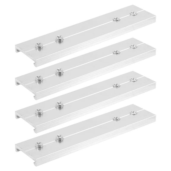 4pcs Ceiling Curtain Track Curtain Rail Curved Ceiling Curtain Track Mount for Room Divider Shower Curtain L Shape U Shape Bay RV Curtain Track