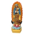 thumbnail image 4 of Estatuilla cristiana Bling Bling de Guadalupe pintada a mano Figura de Nuestra Señora de Guadalupe, 4 of 12