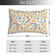 thumbnail image 2 of Pofeuu Simple Drawing Print Polyester Microfiber Plush Pillowcases, Super Soft and Cozy Pillow Case Covers with Envelop Closure（Pillow core not included）-16"x24", 2 of 6