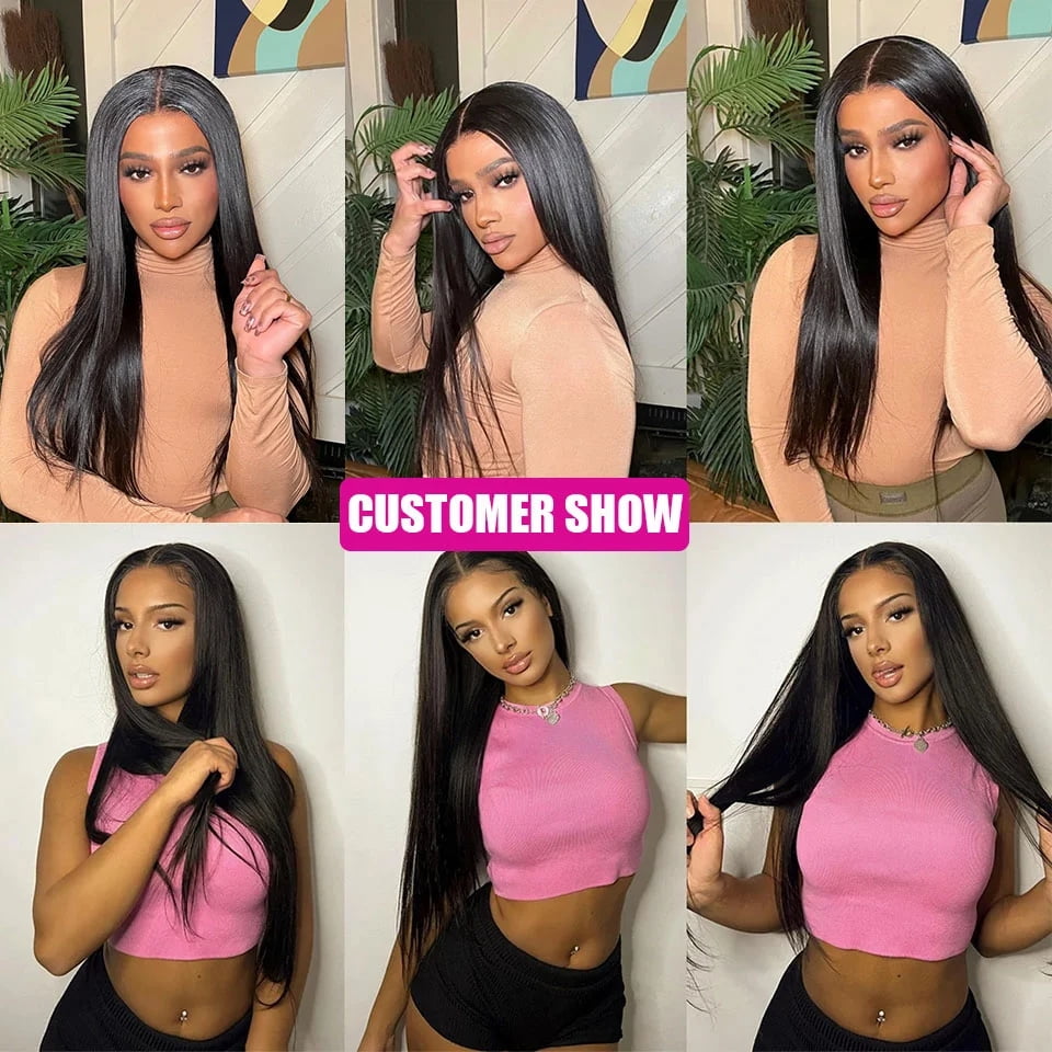 18-40 Inch Bone Straight Human Hair Bundles Brazilian Remy Hair Weave Hair Extensions