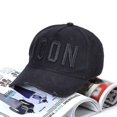 thumbnail image 3 of Gorra de béisbol ajustable algodón de alta calidad Icon Monogram Black, 3 of 4