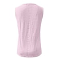 thumbnail image 6 of Rigardu tank top for women Eyelet TopWomen's New Summer V Neck Vest T Shirt Us Size Sleeveless Lace Top for Women womens tank tops Red + XL, 6 of 6