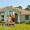 thumbnail image 2 of JOOCAR Welcome Squirrel Linen Garden Flag for Fall Autumn Home Outdoor Garden Yard Door Decor 12x18 inch, 2 of 4