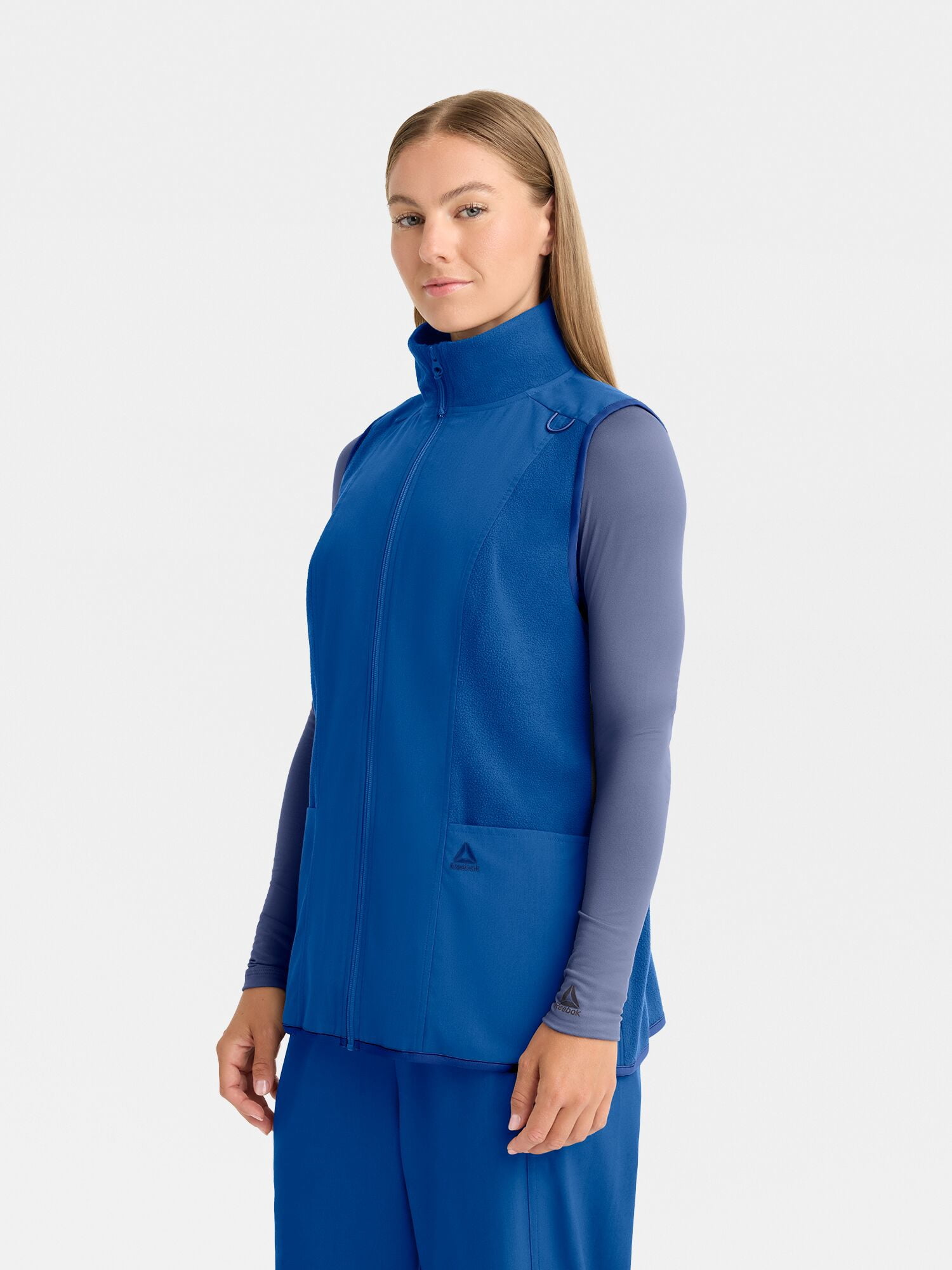 Reebok Women’s Tech Comfort Scrub Vest with 6 Pockets, Sizes S–3XL