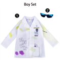 thumbnail image 1 of Auténtico Conjunto De Disfraz De Científico Loco Para Niños De Halloween Y Cosplay Party Outfit, 1 of 4