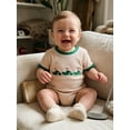 thumbnail image 6 of BemeyourBBs Newborn Baby Boy Girl Golf Outfit Infant Baby Girl Boy Summer Clothes 0 3 6 12 18 Months Waffled Bubble Rompers Golf Embroidered Crew Neck Short Sleeve Bodysuits Jumpsuits Playsuit, 6 of 9