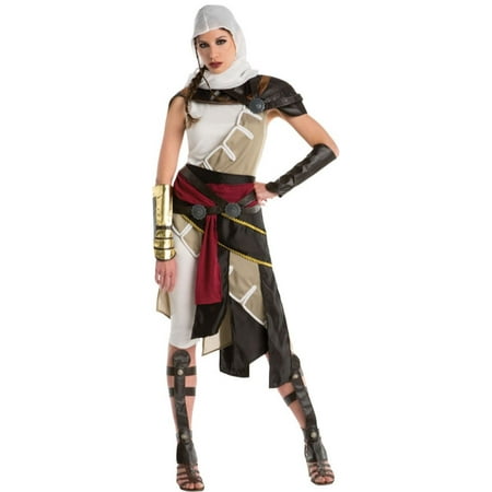 White and Brown Aya Women LG Assassins Creed Women Adult Halloween Costume - Small