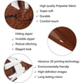 thumbnail image 3 of American Football Body Pillow Cover Rugby Leather Lace Fun Traditional Sport Ball Long Pillow Case Protector with Zipper Decorative Rectangle Soft Large Pillow Cases Covers for Bedding,Couch 20"x54", 3 of 4