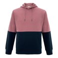 thumbnail image 1 of Sudadera George Talla M con Capucha 2 Bloques Negro con Rosa, 1 of 4