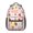 Pioneer Flower Floral, variant on Pioneer Flower Floral Print Pattern Backpack for School, Cute School Bag with Adjustable Shoulder Straps and Padded Back, 15.3"x11"x6.7"