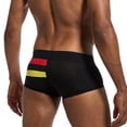 thumbnail image 4 of HUPOM Men'S Underwear Underwear For Men Pack Medium waist Comfort Waist Solid Boxer Briefs Black M, 4 of 8