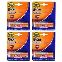 4 Pack Banana Boat Sport Performance Sunscreen Lip Balm Spf 50 .15Oz Each