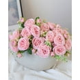 thumbnail image 4 of Dalrosia 4PCS Artificial Flowers Fake Peonies Silk Peony Bouquet Faux Flowers Bulk Arrangements for Decoration Vase Florals Arrangements Wedding Home Party Table, 4 of 6