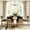 Gray, variant on Set of 2 Modern Fabric Upholstered Dining Chairs, Farmhouse Kitchen Chairs with Wood Legs