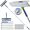 Blue yellow, variant on ILAVCLEAN Window Squeegee with Extension Pole 63 inches Window Squeegee with Scrubber Long Handle for Shower Glass 2-in-1 Window Cleaner Washing Kit Tool with 2 Pads