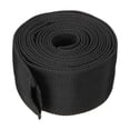 thumbnail image 1 of Unique Bargains 2.4' ID 10FT Nylon Protective Hose Sleeve, Cable Cover Sheath Protection, Black, 1 of 4
