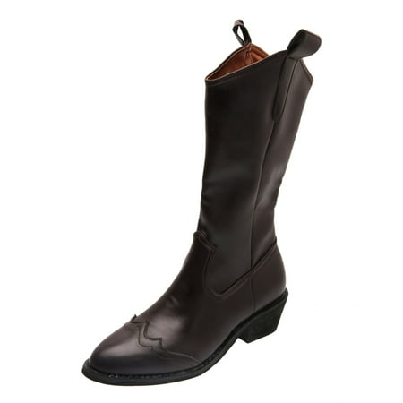 

GNEIKDEING Women s Boots Cowboy Boots For Women Boots Womens Cowboy Boots Boots For Women Shoes Gift on Clearance