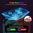 thumbnail image 3 of Wenocally Switch Controller Charger Dock Compatible with Nintendo Switch for Controller & OLED Model Controller with 6 RGB Light Modes, Switch Charging Station 64 Games with Type-C Cable, 3 of 5