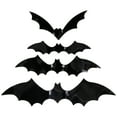 thumbnail image 2 of Northlight Lighted Halloween Twig Wreath with Bats - Warm White LED Lights - 22" - Black, 2 of 6