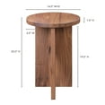 thumbnail image 3 of Grace Accent Table Walnut, 3 of 9