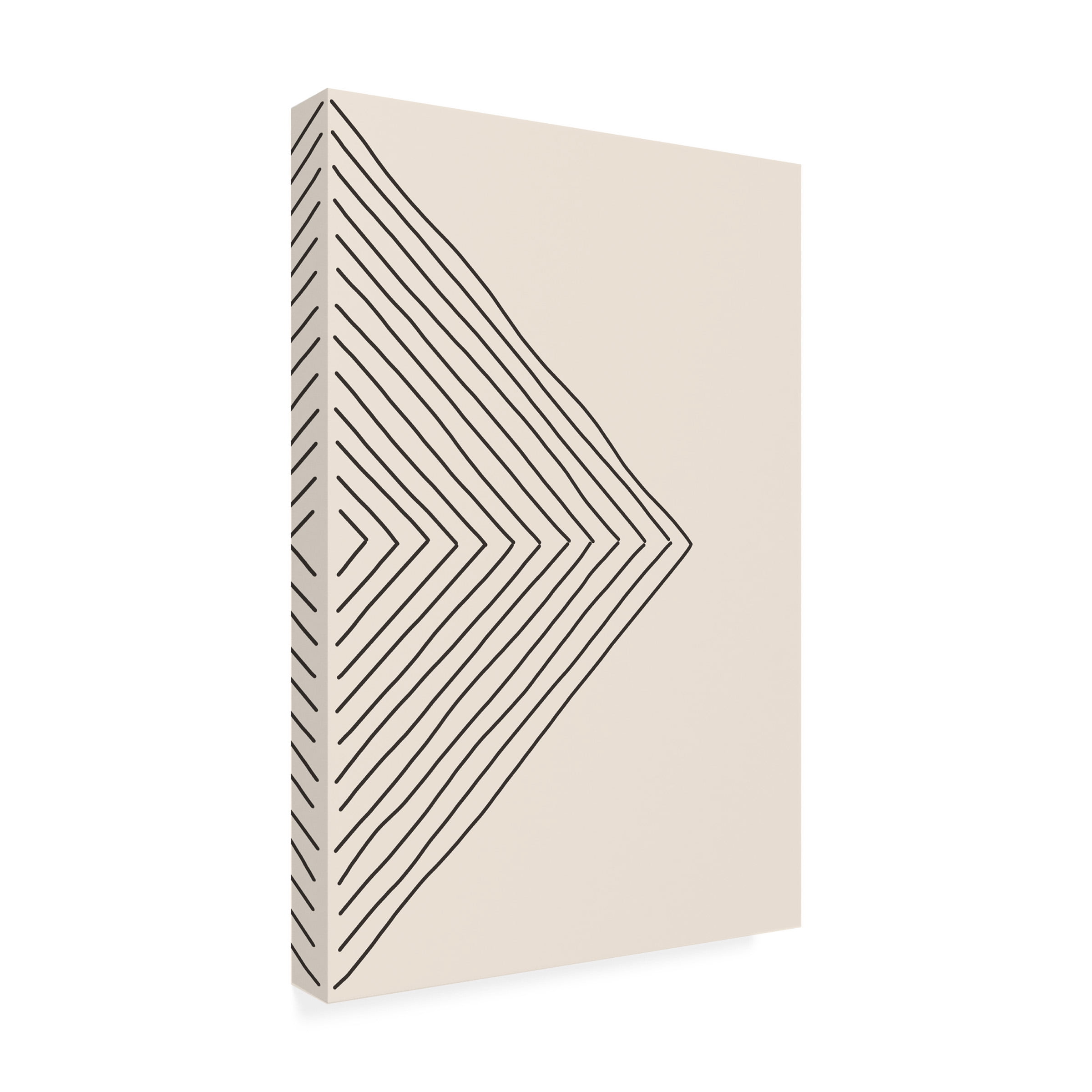 jay stanley 'Imperfect Lines 4' Canvas Art