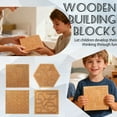 thumbnail image 3 of 2026 New Fractal Tray Puzzle Hard Irregular Wooden Jigsaw, Mind-Bending No-Image Fractal Puzzle Challenge, Hilbert Curve Brain Teaser Educational Brain Teaser for Adults, 3 of 5
