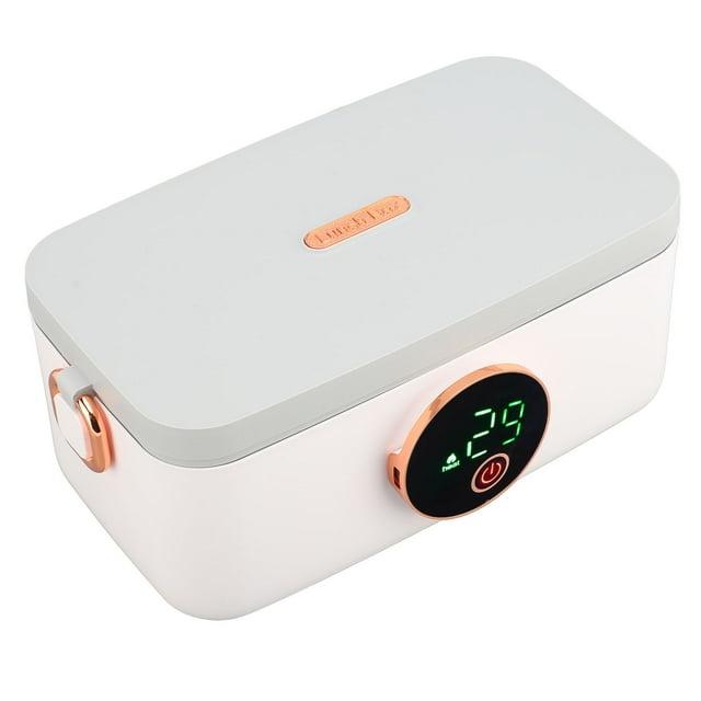 Electric Lunch Box, Indicator Light Design Cordless Heated Lunch Box USB Rechargeable for Travel