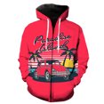thumbnail image 1 of Sudadera con capucha y cremallera para hombre, diseño de coche clásico de dibujos animados, unisex, informal, con estampado 3D, de manga larga y gran tamaño, estilo Harajuku, 1 of 6