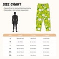 thumbnail image 3 of Fotbe Green Apple Pantalones de Pijama para Mujer, Pantalones de Dormir, Pantalones Pj con Cordón y Bolsillos-X-Large, 3 of 6