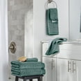 thumbnail image 3 of Better Homes & Gardens Signature Soft Cotton Mélange Bath Towel, Nimbus Blue, 3 of 13