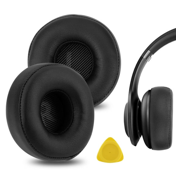 Geekria QuickFit Replacement Ear Pads for JBL Everest 300, V300BT Headphones Comfortable Ear Cushions, Repair Parts (Black)