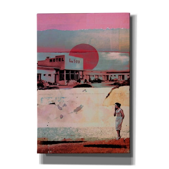 Epic Graffiti 'Motel 500' by DB Waterman, Canvas Wall Art, 40"x60"