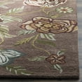 thumbnail image 3 of SAFAVIEH Blossom Abby Floral Flowers Wool Area Rug, Brown/Multi, 4' x 6', 3 of 7